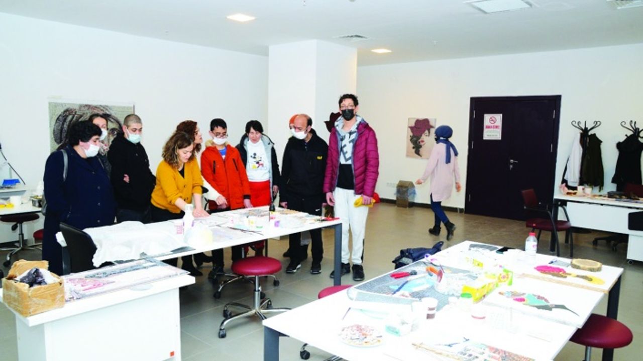 Engelsiz Yaşam Merkezi  öğrencilerinden ziyaret