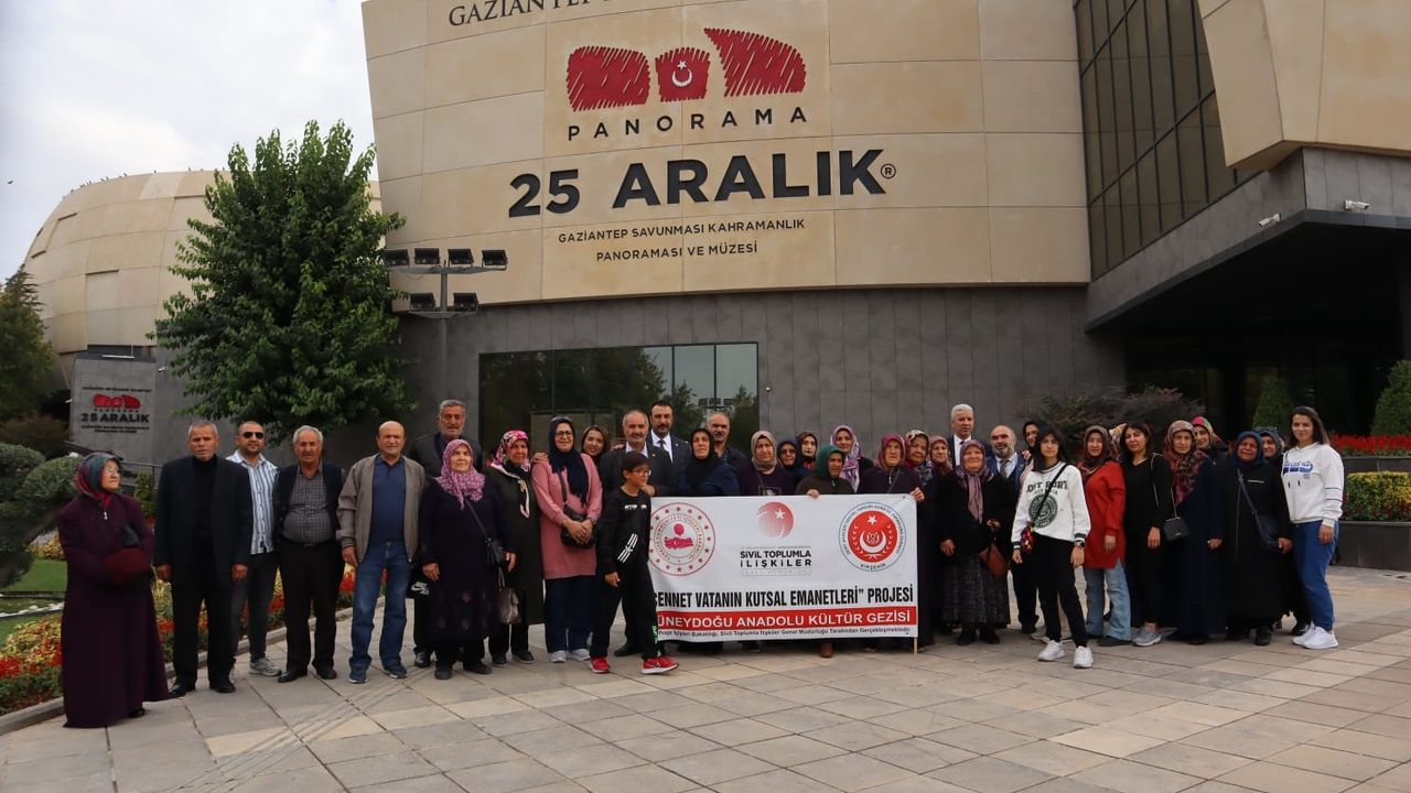 Kırşehirli Şehit Aileleri Güneydoğu Anadolu Kültür Gezisi’nde…