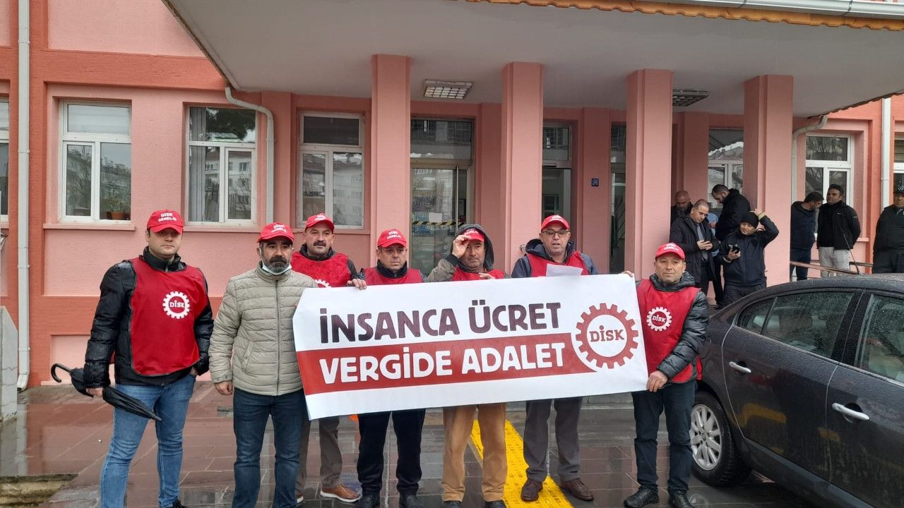 DİSK'ten Kırşehir Defterdarlığı önünde eylem!..