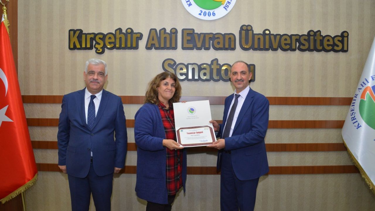 Kırşehir Ahi Evran Üniversitesi emektar personellerini unutmadı