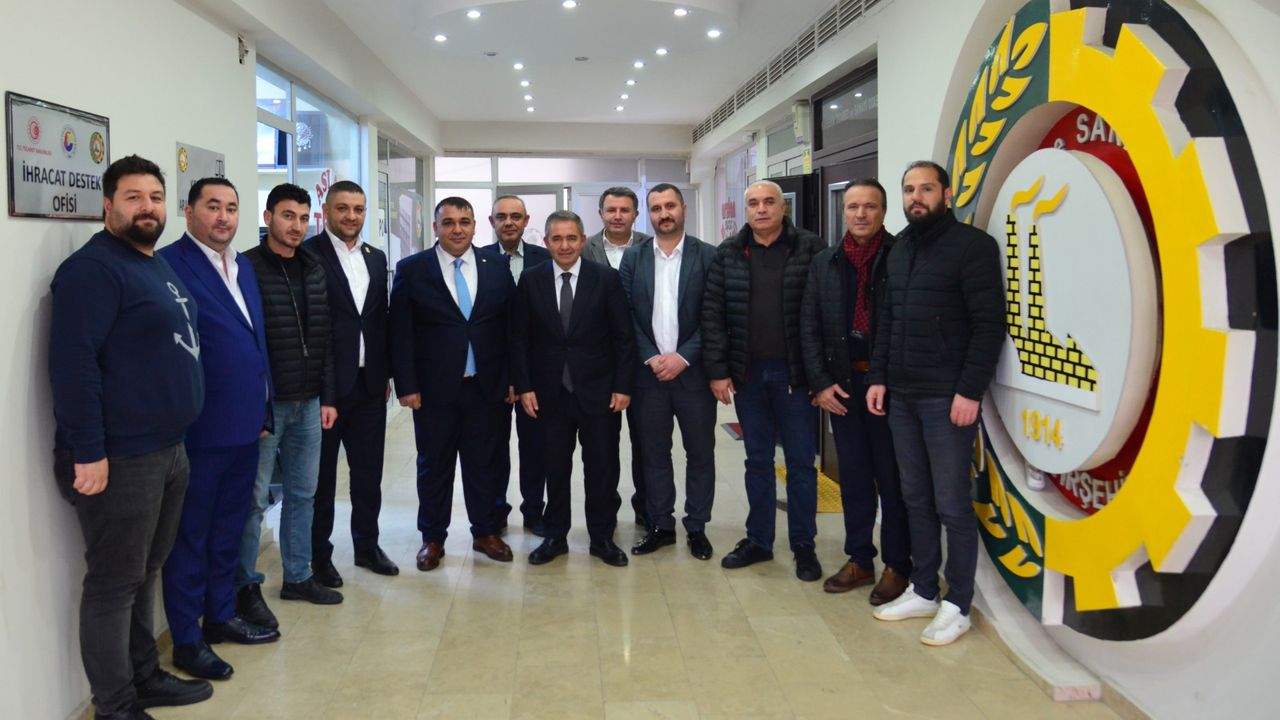 Vali Mete Buhara’dan Kırşehir TSO’ya ziyaret