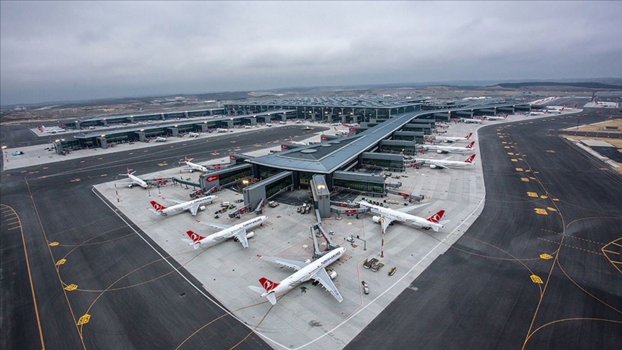 İstanbul Havalimanı'nı  yılın ilk üç ayında 16,4  milyon yolcu kullandı