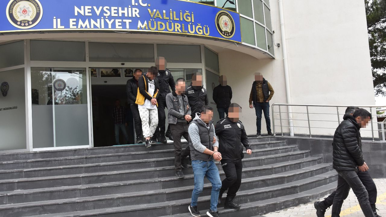 Nevşehir'deki uyuşturucu operasyonunda 30 şüpheli tutuklandı