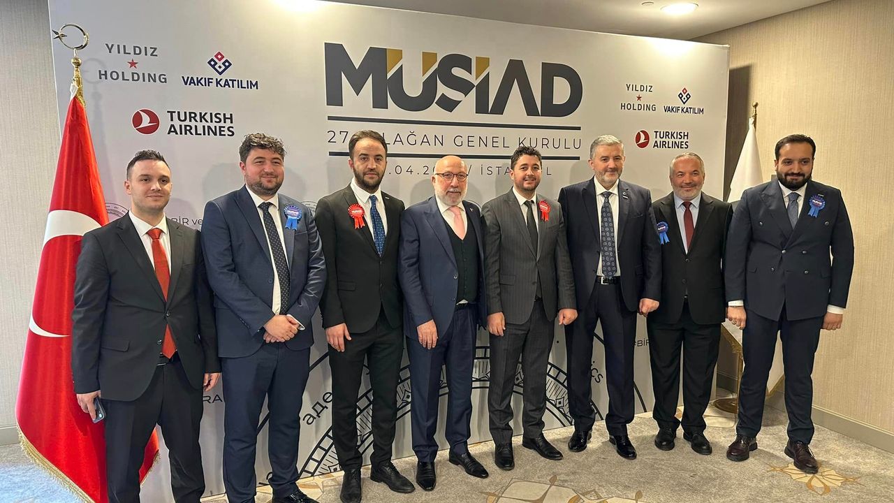 MÜİSAD Kırşehir yönetimi  27. Olağan genel kurula katıldı