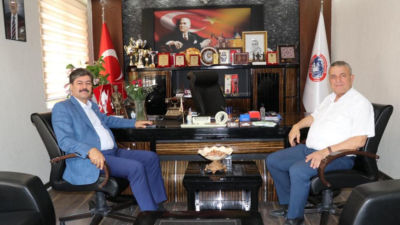 Milletvekili Necmettin Erkan’dan KESOB Başkanı Öztürk’e ziyaret 