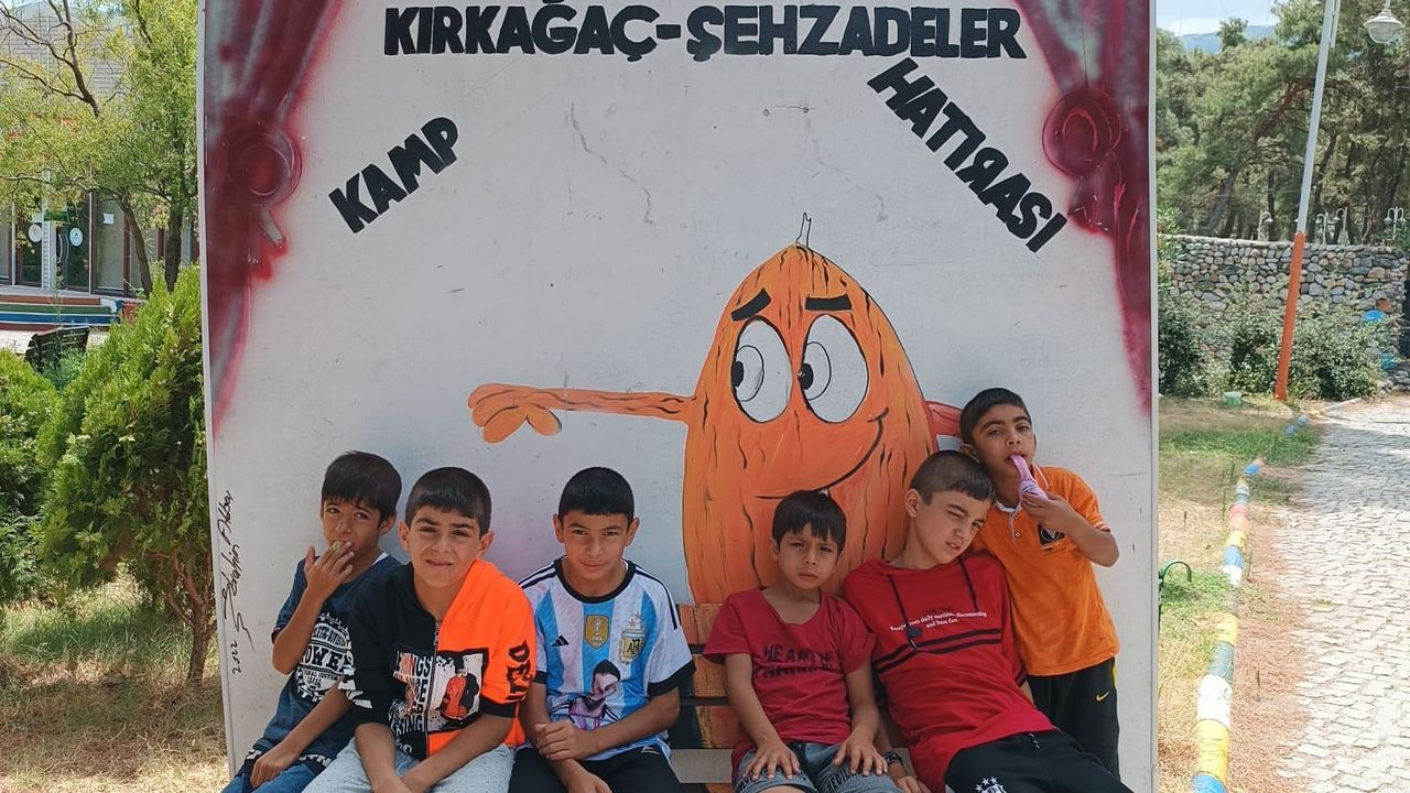 Kırşehir'de koruma ve bakım altındaki çocuklar kampta
