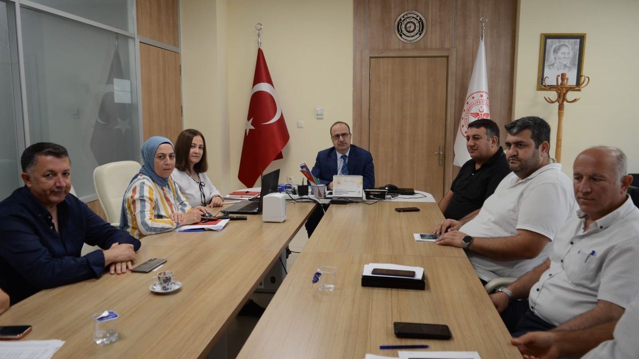 Kırşehir İl Sağlık Müdürlüğü'nde  genel değerlendirme toplantısı