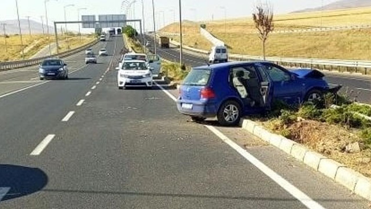 Kırşehir-Mucur yolunda kaza: 1 yaralı