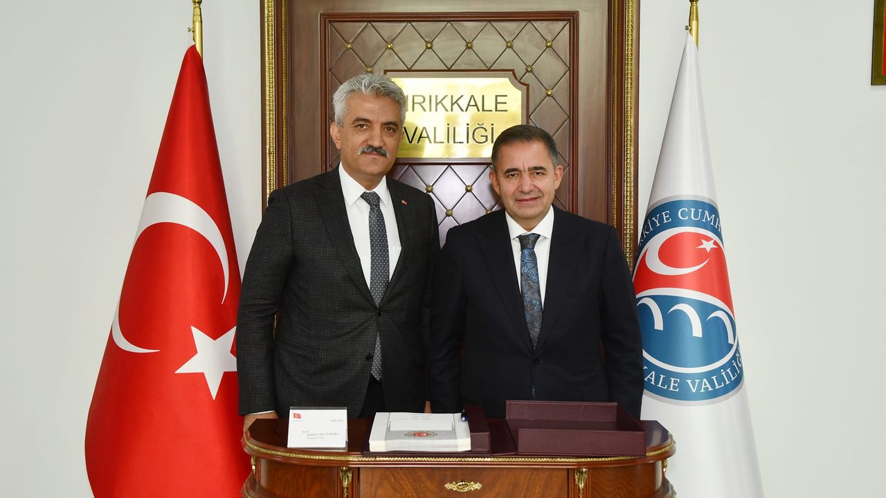 Vali H. Mete Buhara’dan  Kırıkkale Valisi’ne ziyaret