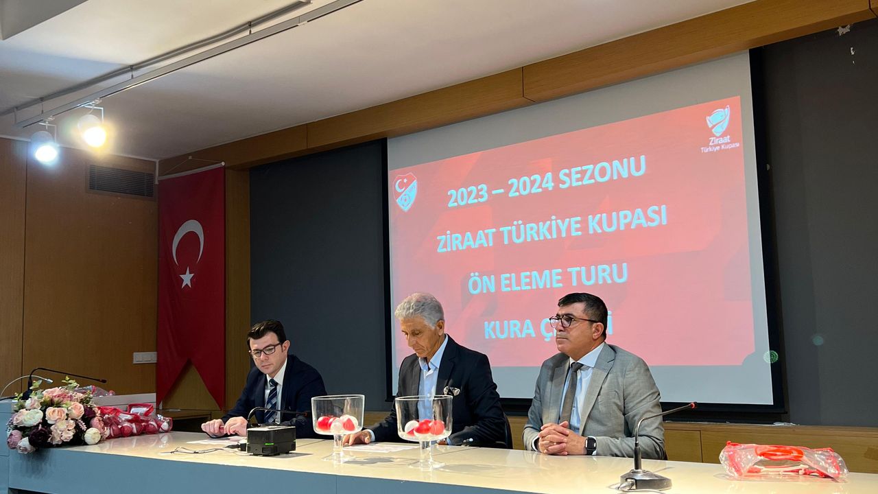 Türkiye Kupası ön eleme  turu kura çekimi yapıldı