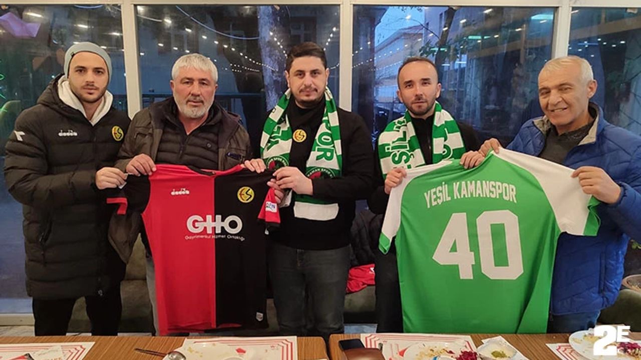 Kamanspor yönetimi  Eskişehirspor’u ağırladı