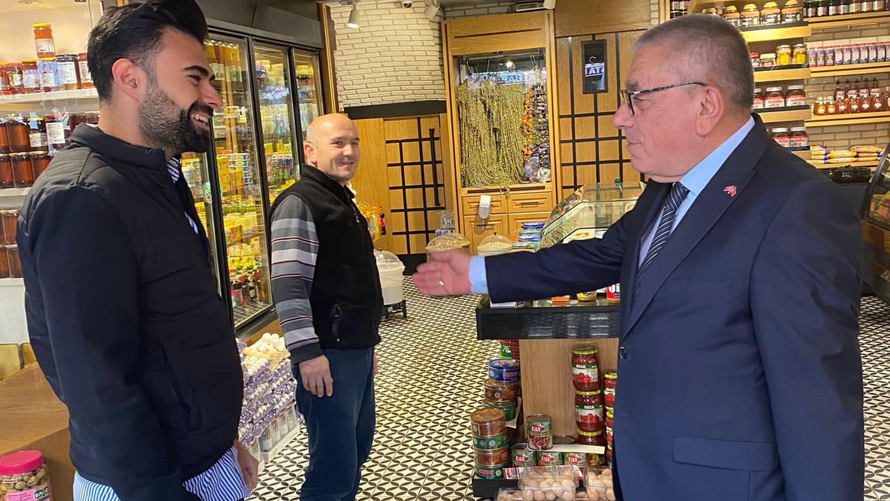 MHP İl Başkanı Kılıç’tan  Kırşehir esnafına ziyaret