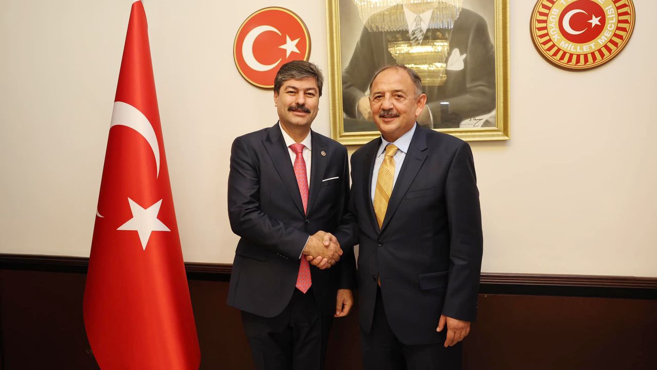 Milletvekili Erkan’dan  Bakan Özhaseki’ye ziyaret