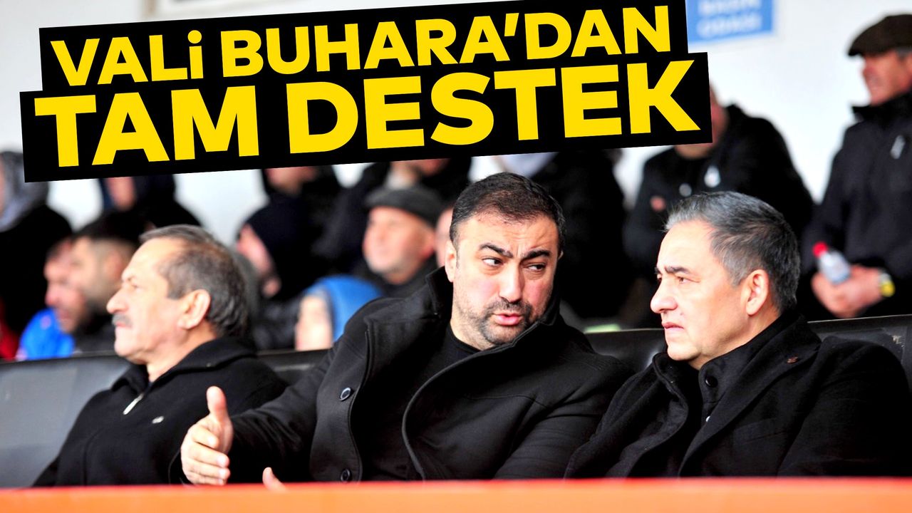 Vali Buhara’dan Kırşehirspor’a destek 