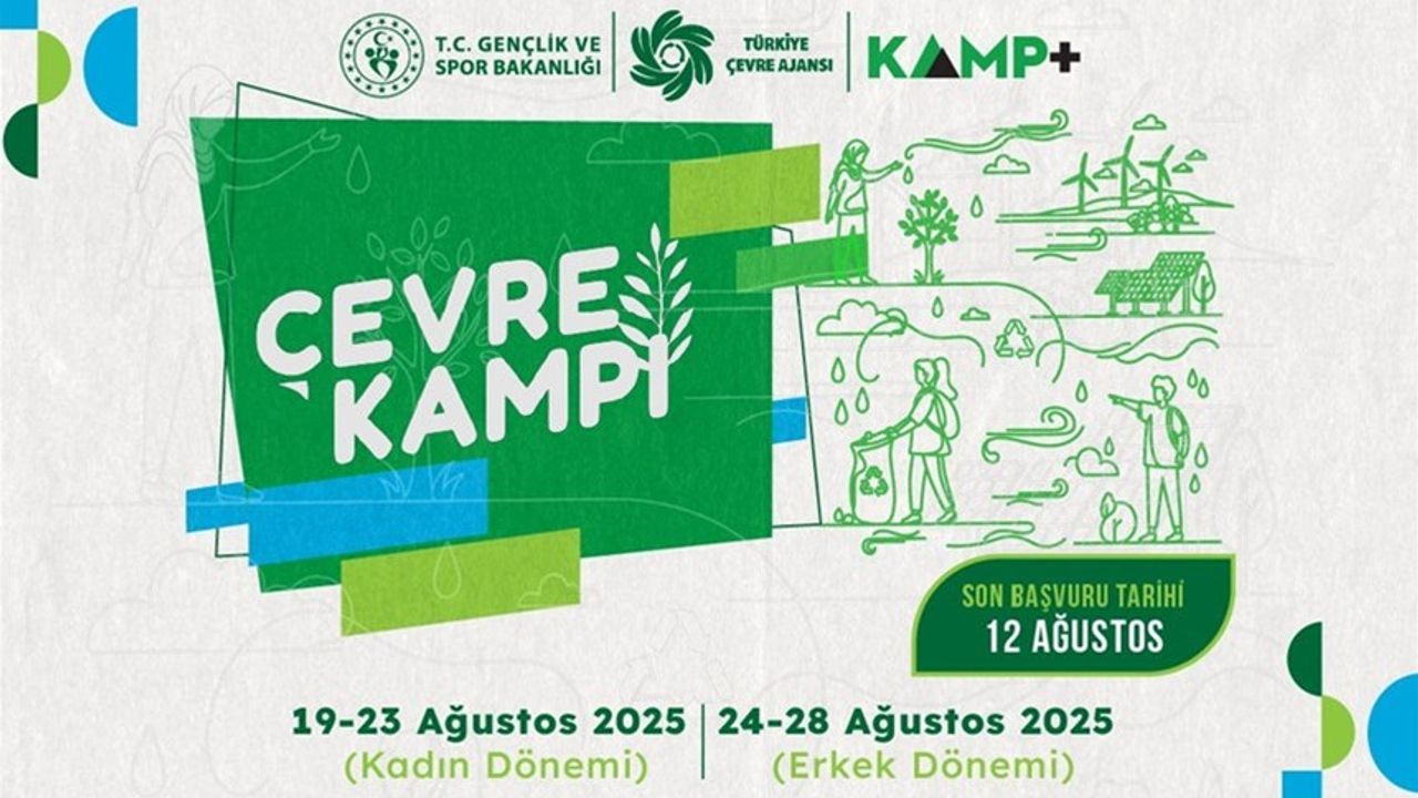 KAMP+ çevre kampı başvuruları başladı!