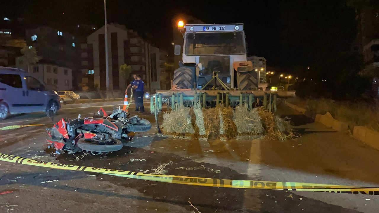 Traktör kazası can aldı
