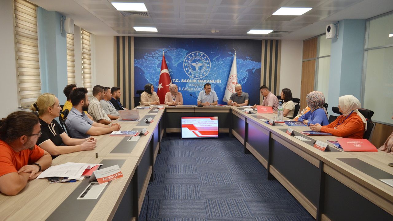 Kırşehir’de Acil Çağrı Yönetimi Eğitimi tamamlandı