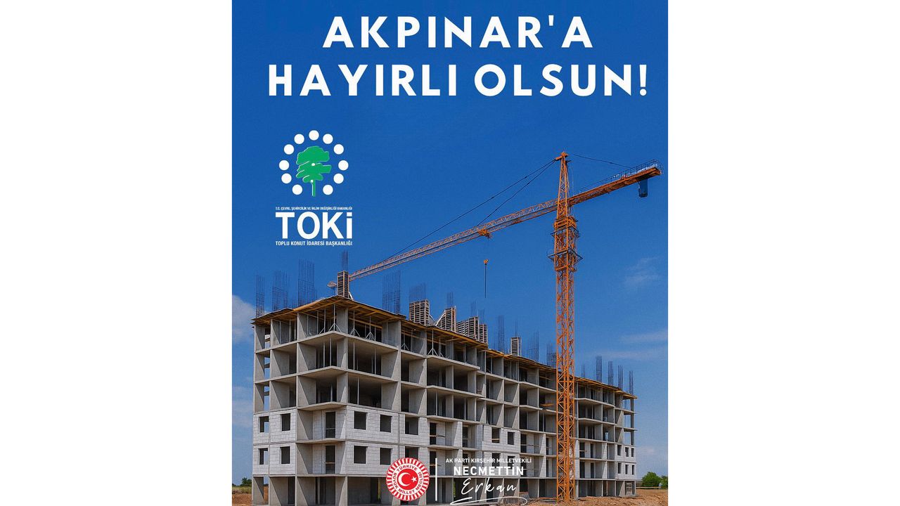 Akpınar’da TOKİ Konutları İçin İlk Temel Atıldı