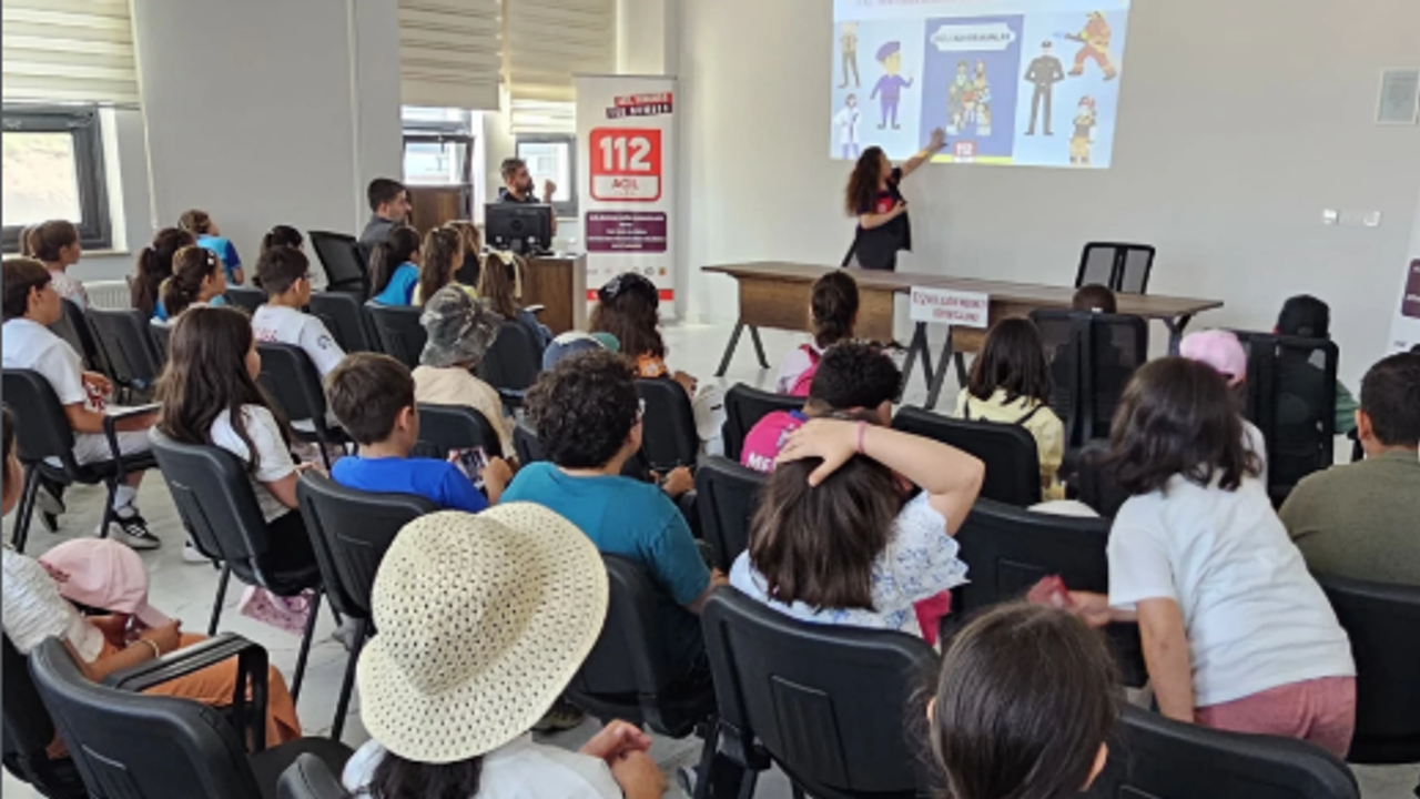 Kırşehir’de Miniklerden 112 Acil Çağrı Merkezi’ne 