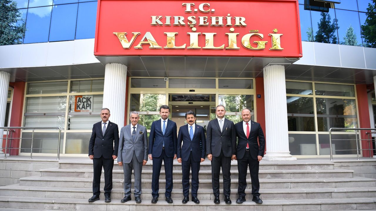 BİK Genel Müdürü Abdulkadir Çay ve heyeti, Kırşehir Valisi D