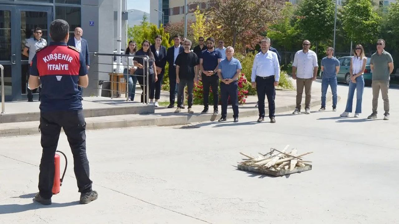 Yangın tatbikatıyla acil durumlara hazırlık pekişt