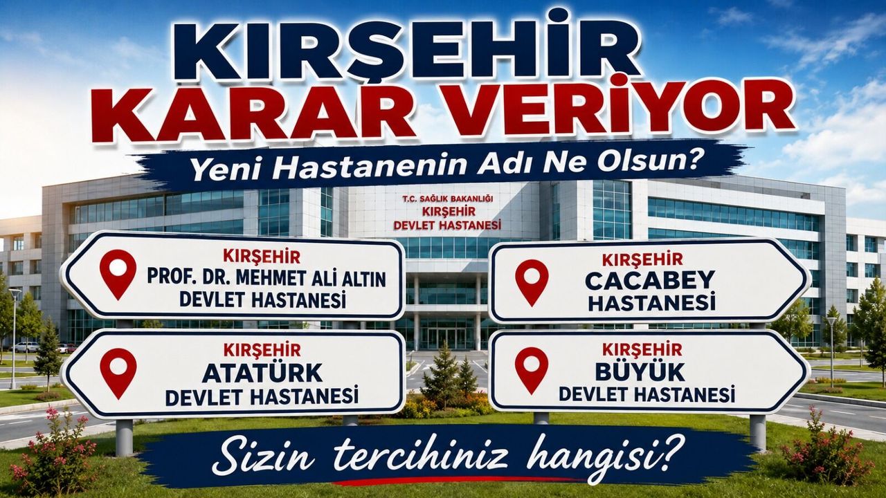 Kırşehir Karar Veriyor: Yeni Hastanenin Adı Ne Olsun?