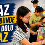 Yaz kulübünde dolu dolu yaz
