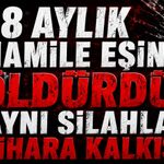 8 Aylık Hamile Eşini Öldürdü, Aynı Silahla İntihara Kalkıştı!
