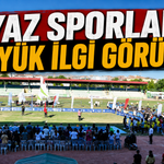 Yaz sporları büyük ilgi görüyor
