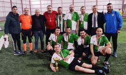 Belediye birimleri arası futbol turnuvası sona erdi