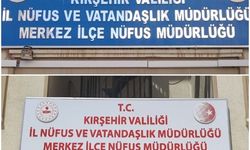 Kırşehir Nüfus Müdürlüğü Pazar günü öğleye kadar açık