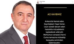 Dr. Osman Arslan, acı haberi böyle duyurdu