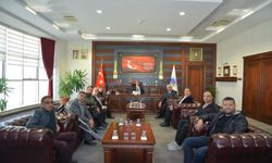 Kırşehir Kent Konseyi’nden  Rektör Karahocagil’e ziyaret