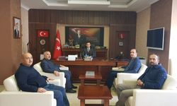 Memur-Sen Kırşehir Şube heyetinden Kaman Kaymakamı Kaya'ya ziyaret