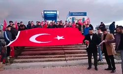 Kırşehir'de terör saldırılarına protesto