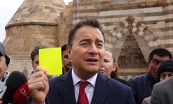 DEVA Partisi Lideri Babacan, Kırşehir'de sarı kart gösterdi
