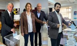 Başkan Adayları Arslan, Ekicioğlu ve Cengiz oylarını kullandılar