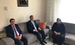 Boztepe Kaymakamı Hamza Erdem Şehit ailelerini ziyaret etti