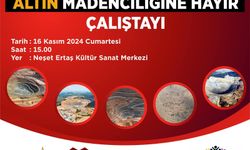 Altın madenciliğine hayır çalıştayı düzenlenecek