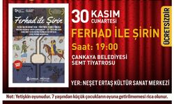 Tiyatro Festivalinin 5. Oyununda Ferhad ile Şirin sahne alacak!