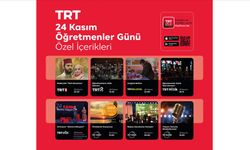 TRT'den "24 Kasım Öğretmenler Günü"ne özel içerikler