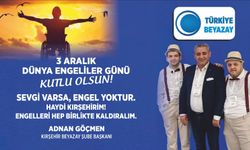 "Tüm engellerin aşıldığı bir dünya temenni ediyorum"