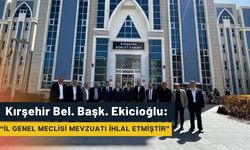 Başkan Ekicioğlu: “İl Genel Meclisi Mevzuatı İhlal Etmiştir”