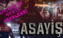 Asayiş suçlarında düşüş yaşandı