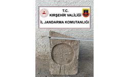 Kırşehir’de Bizans dönemine ait mezar steli ele geçirildi