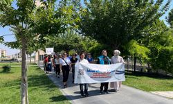 Kentpark’ta sağlıklı yaşam yürüyüşü ile toplumda farkındalık oluşturuldu