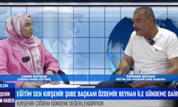 Başkan Beyhan:  Kırşehir Çiğdem Haber’de önemli açıklamalarda bulundu