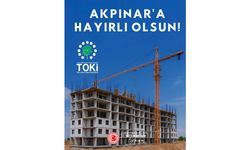 Akpınar’da TOKİ Konutları İçin İlk Temel Atıldı