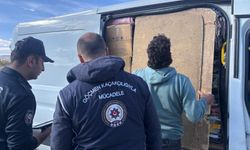 Kırşehir'de 8 kaçak göçmen yakayı böyle ele verdi