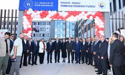 Kırşehir’de TOBB tarafından yaptırılan kız öğrenci yurdu törenle açıldı